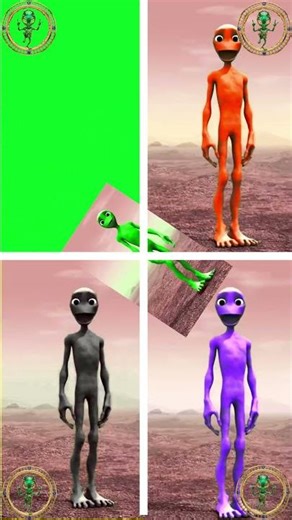 Funny alien dance dame tu cosita (Part 2) 👽🌈 #funny #alien #aliendance #color #crazzyalienz