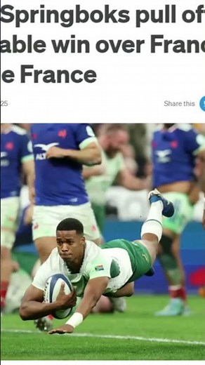 France say Springboks Could be the BEST TEAM EVER!!