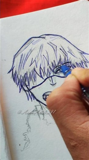 kaneki pen sketch#drawing#art #viralvideo#tokyo #shorts #kaneki #pensketch