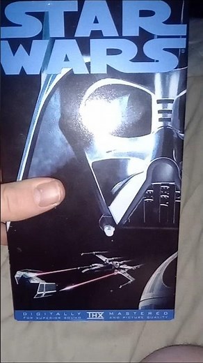 Star Wars episode IV: a new hope (1977) 1995 vhs overview #movie #starwars #anewhope #vhs #vhstape