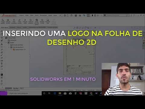 Dica rápida de Solidworks- COMO INSERIR UMA LOGO | Allan Assad