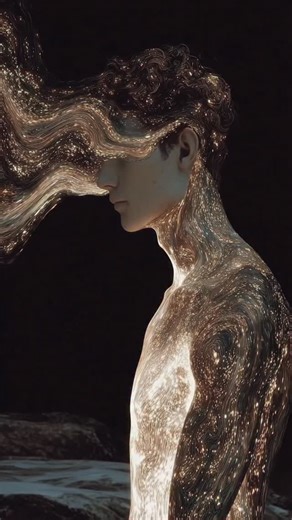 Helen Breznik on Instagram: "Forged in Stone … Ai x HelenBreznik #aistatue #aiartshow #aicreative"