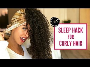 How to Protect Curly Hair at Night