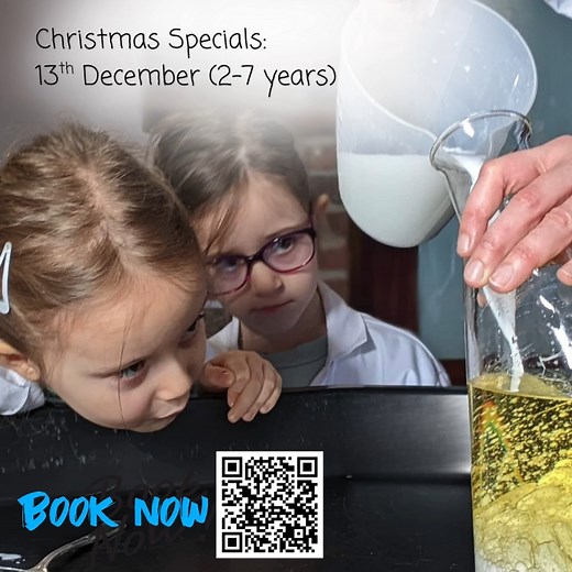 If you’re looking for a little Christmas treat for your curious one, our Santa Science Saturday is perfect. | Mini Professors Science Classes Weymouth-Dorchester