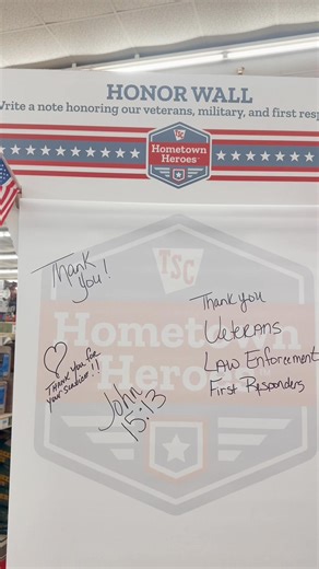 Partnering with Tractor Supply Co. today to celebrate our #TSCHometownHeroes 🫶 Honoring the brave military, veterans, and first responders who make our hometowns stronger every day! | Kolby Shae