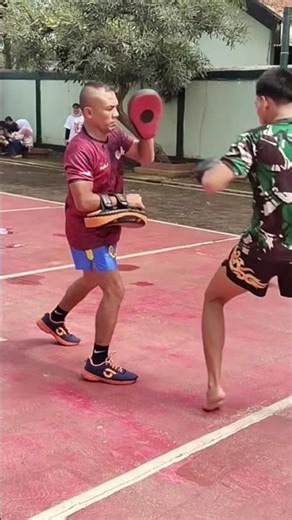 Kick boxing training