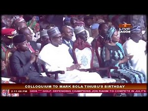President Tinubu Speech at The Colloquium in Lagos