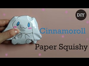 Cinnamoroll paper squishy - DIY | tutorial