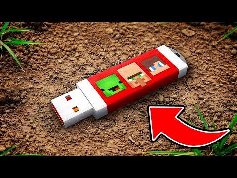 What’s inside Mikey and JJ USB Drive in Minecraft (Maizen)
