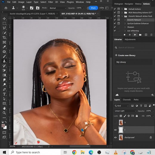 🚀 Transform your photos instantly! With the Done4U Automation Pack in Photoshop, you can edit your photos with just ONE CLICK — no more manual retouching, no stress. Perfect for photographers, designers, and content creators who want professional results fast. 💻✨ Get flawless edits in seconds — because your time matters! ⏱️ #PhotoshopEditing #PhotoRetouching #AutomationTools #CreativeWorkflow | PhotoGrafix Academy