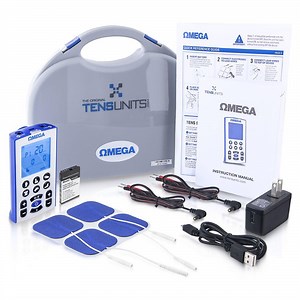 Omega Professional Tens & NMES/EMS Combo Unit for Ultimate Pain Relief