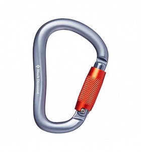 Carabiner Black Diamond Rocklock Twistlock Carabiner (Gray) - Alpinstore