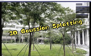 3D Gaussian Splatting重建随手拍的教学楼