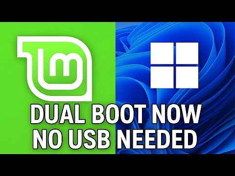 Install Linux Mint Without USB on Windows 11 | Dual Boot in UEFI Mode: