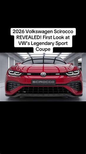 2026 Volkswagen Scirocco: A First Look at the Sport Coupe