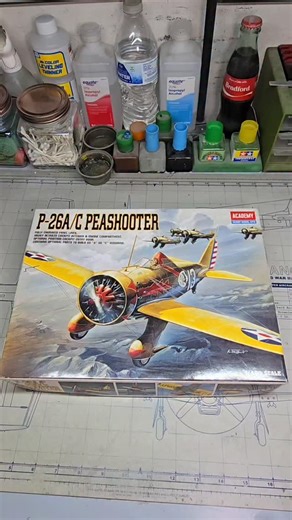 Bradford on Instagram: "Day 13 of 25 kits in my stash. Here's a look at the Academy 1/48 P-26 Peashooter. #fyp #foryou #foryoupage #fypage #fyp #fypシ #airplane #airforce #warbird #aviation #hobby #scalemodel #scalemodels #scalemodeler #modelkits #modelkit #modelkitbuild #plasticmodel #25daysofchristmas #academy #p26 #pea"