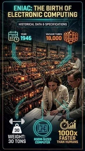 The First Computer Ever Built | #shorts #youtubeshorts #ytshorts #thechiragenigma