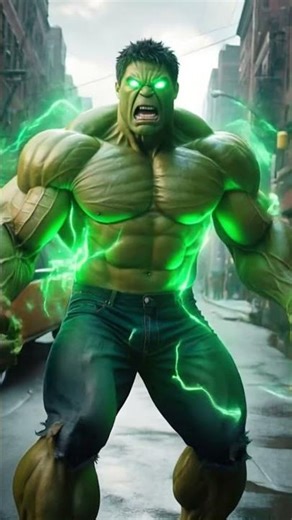 The transformation of Spider-Man! Into the Hulk!