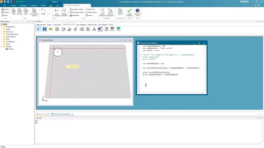Plant Simulation 12 - introduction to simtalk(simtalk介绍)
