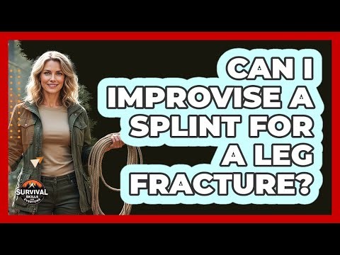 Can I Improvise A Splint For A Leg Fracture?