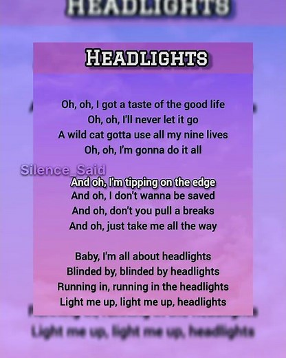 Headlights song lyrics Ft. Alok and Alan walker #song