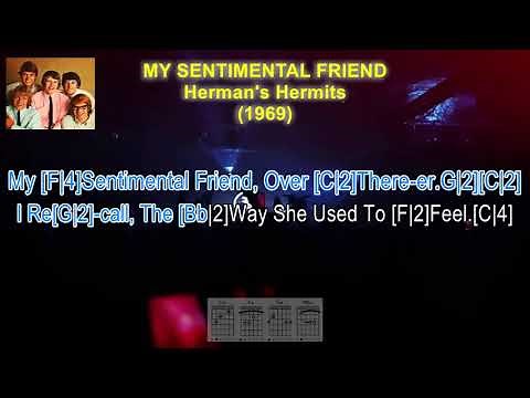 My Sentimental Friend Herman’s Hermits (Sing-A-Long Lyrics & Guitar Chords ) Subscribe For More.