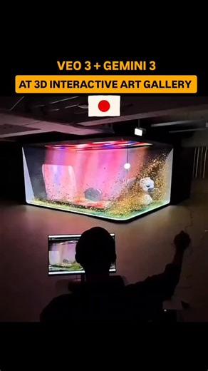 Piyush Singh on Instagram: "Three js + veo 3 + gemini 3 🫡💯 comment " send " to know the process or just dm me for something like this"