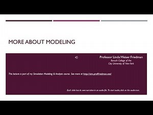 More About Modeling - Lecture