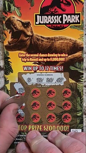 T-Rex Ticket #mrscratch #lottery #scratch #lotterytickets