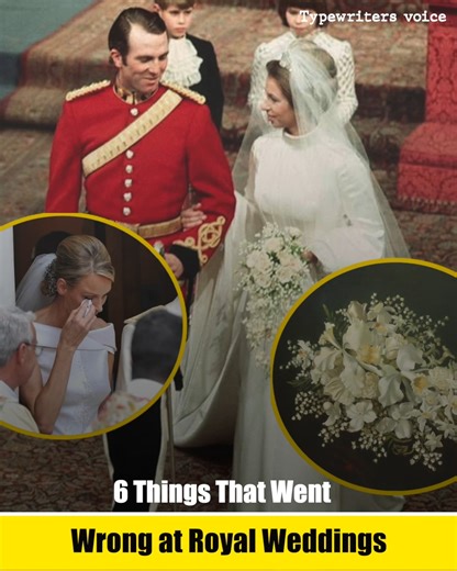 6 Things That Went Wrong at Royal Weddings | Typewriters voice