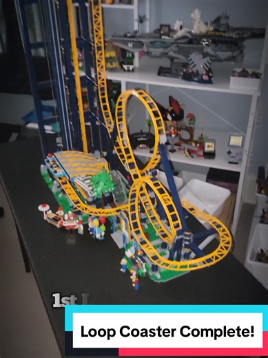 Lego Loop Coaster Complete! This is rental set 1 of 4 from @BrickBlums- The Big Brick Box #lego #legotiktok #bricktok #rent #rental
