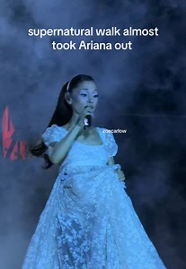 Ariana Grande supernatural walk nearly knocked her over — Eternal Sunshine Tour LA