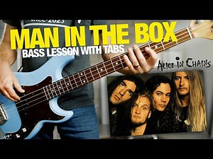 Man in the box BASS - Alice in Chains // playalong with TAB