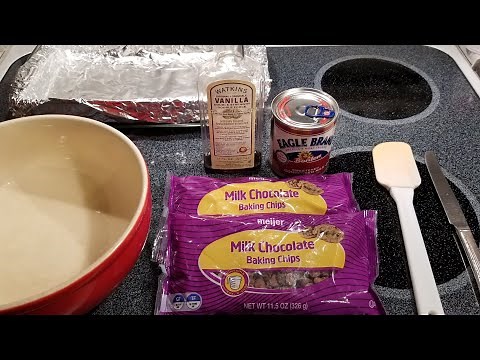 easy fudge recipe - 3 ingredients made in microwave