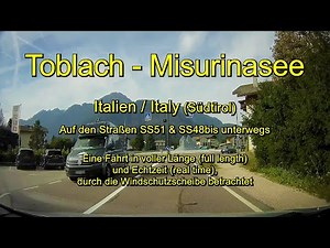 Toblach - Misurinasee / Italien (Südtirol) – Full length / Real time