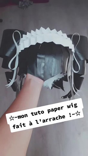 Tuto : Comment réaliser une perruque en papier ?