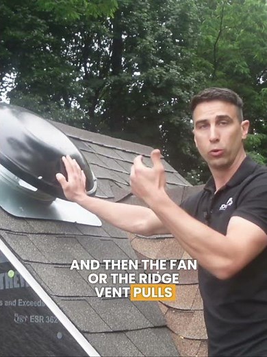 Attic Fan vs. Ridge Vent: Decisions, Decisions #joylandroofing #home #roofinginnovation #lancaster