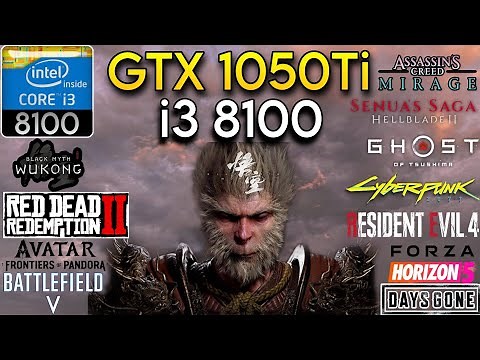 GTX 1050 Ti + I3 8100 & 16GB Ram - Test In 12 Games In 2024 !
