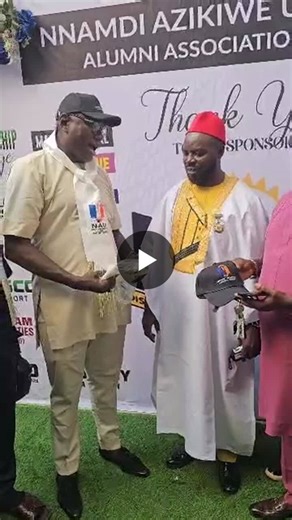 Lagos West Branch decorates  the Global President during the 2025 International Convention | NNAMDI AZIKIWE UNIVERSITY ALUMNI ASSOCIATION (NAUAA)