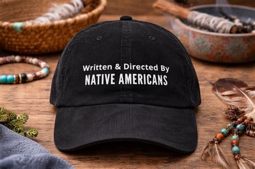 Written & Directed by Native Americans Hat – Black Corduroy Dad Cap, Indigenous Pride Embroidered Baseball Cap, Native Heritage Gift - Etsy Canada