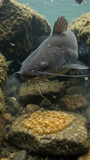 Channel Catfish Laying Eggs 😱🐟 | Hidden Underwater Nest
