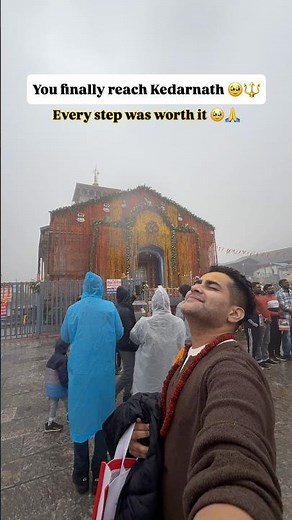 You Finally Reach Kedarnath 🥹🔱 #kedarnath #shiv