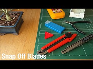 Snap Off Blades the Right Way