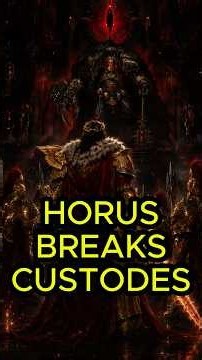 What Horus Thought of the Custodes | #warhammer40k