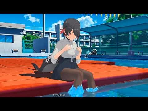 【粘着拘束】Ellen is trapped in a pool of glue/艾莲被困胶水池