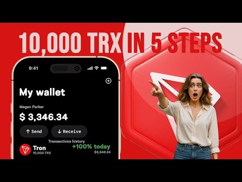 Get Your free 10,000 TRX (Tron) in Just 5 Simple Steps!