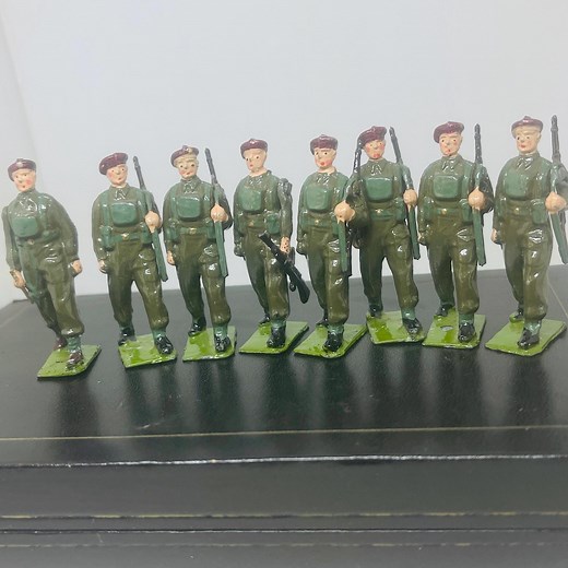 Vintage Britains Lead Toy Soldiers: Green Army Men, Collectible Military Figures - Etsy