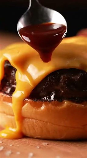 BBQ Bacon Burger in 10 Seconds | Street Food.