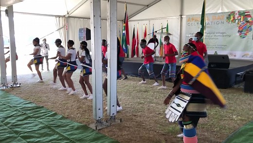 #AfricaDay2021 | Mpumalanga Department of Culture, Sport and Recreation is hosting Africa Day commemoration at Kghodwana Cultural Village in KwaMhlanga. Ndebele cultural dance group showcasing their Africanism through dance. | Mpumalanga Mirror