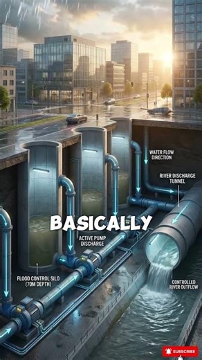 Tokyo’s Underground Cathedral That Stops Floods